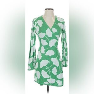 Diane Von Furstenberg for Target Green Knit Wrap Dress